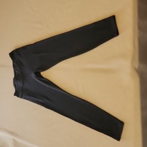 POLO RALPH LAUREN Gray Black Herringbone Chevron Leggings M